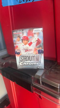 2022 Topps stadium club chrome MLB blaster box