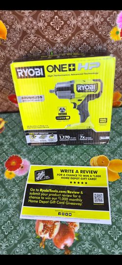 RYOBI
ONE+ HP 18V Brushless Cordless 4-Mode 1/2 in. High Torque Impact Wrench (Tool Only)