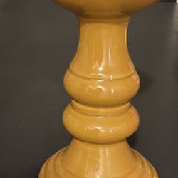 Golden Yellow Candle Pillar