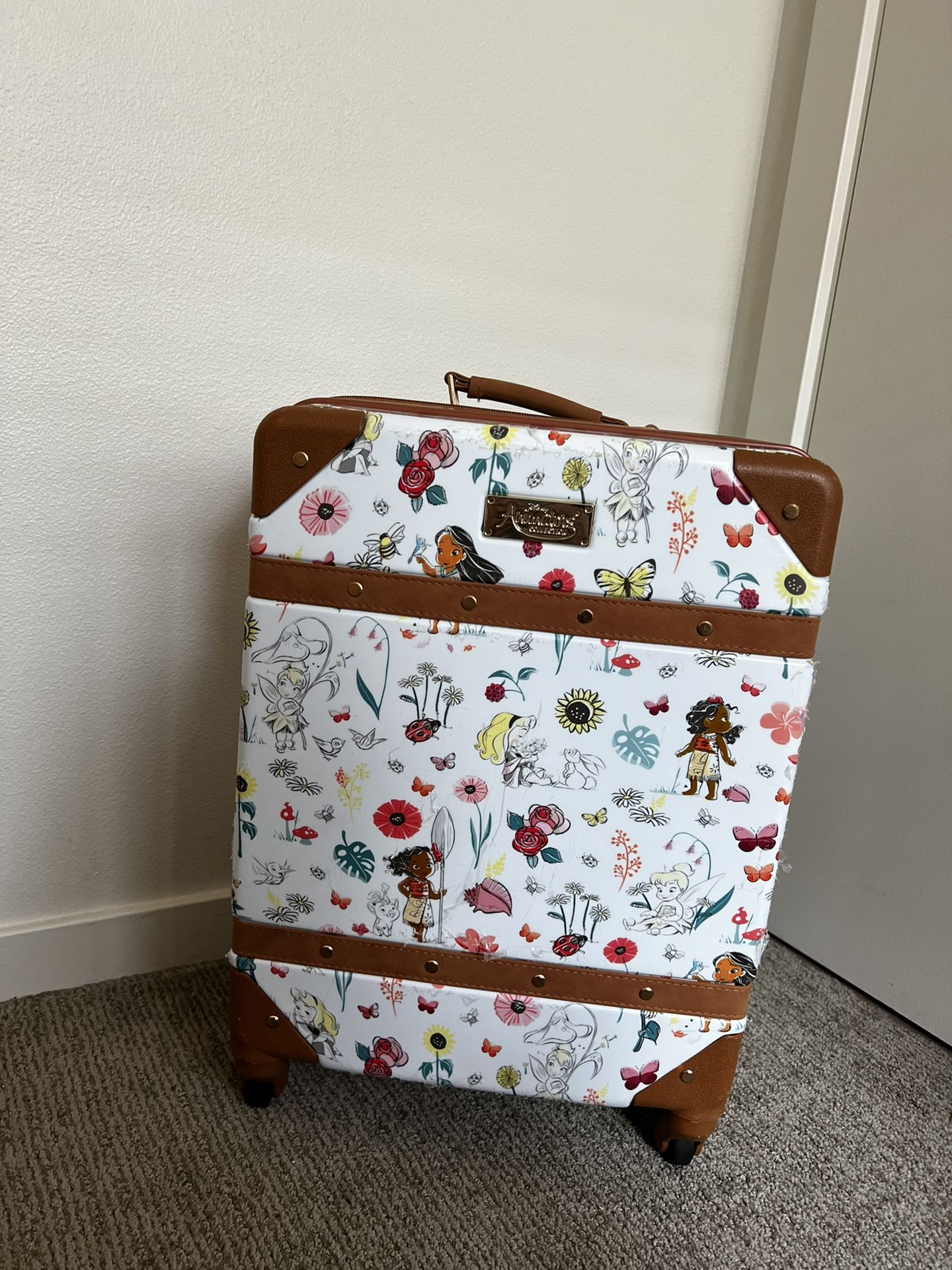 Disney Animations Carry On Rolling Luggage