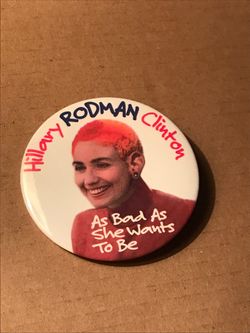Hillary Clinton button