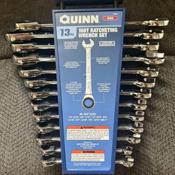 13pc Ratcheting Wrench Set 