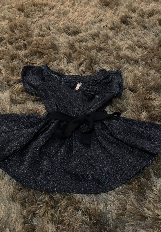 Sparkly blue girls dress