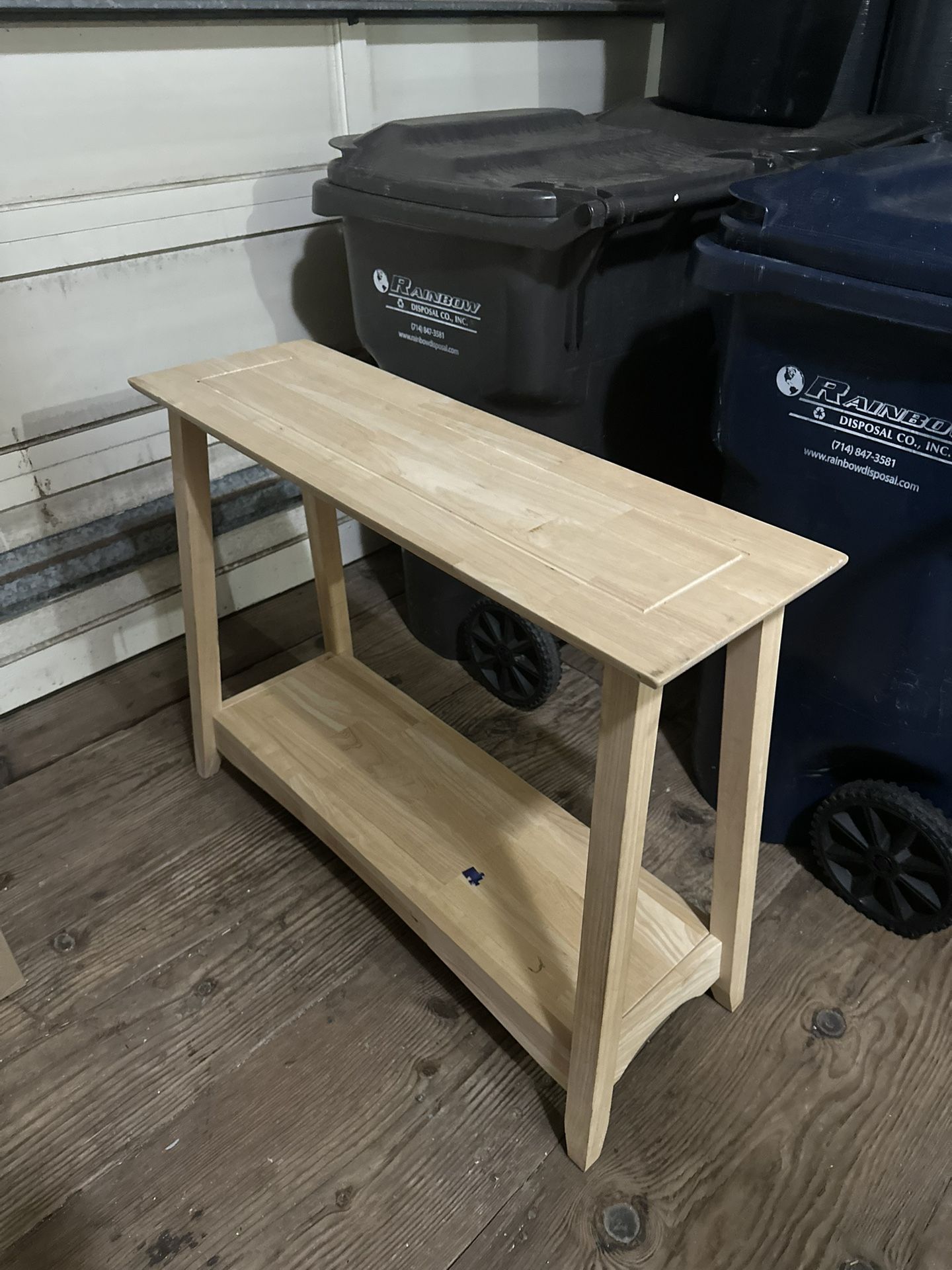 Wood End Table