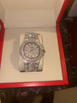 Men’s Iced Out Dress Watch