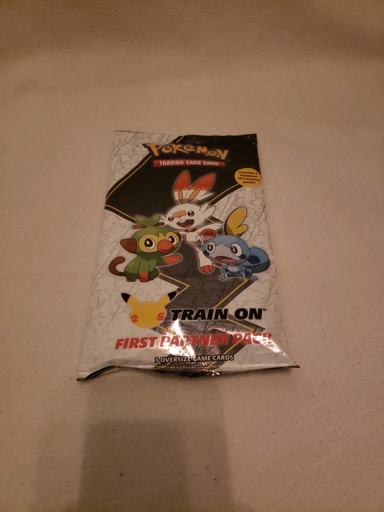 Pokemon TCG First Partner Pack - 3 Jumbo Cards & 2 Booster Packs