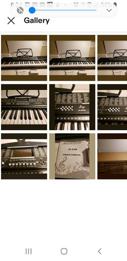 Joy 61 Lighted Keys Keyboard with USB Music Player Function (JK-63M)