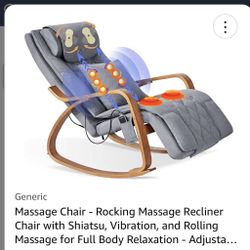 New In Box Massage Rocking Chair Recliner  $275