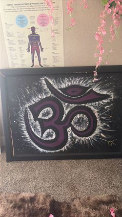Framed Acrylic Painting
