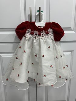 Baby Girl Christmas Dress Size 24M