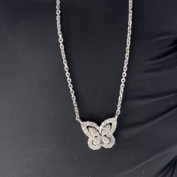 Gold Butterfly Necklace 