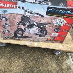 Electric Dirt Rocket Bike For Ages 8+