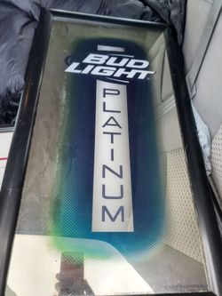 Bud light platinum mirror