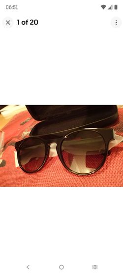 Salvatore Ferragamo Marchon Grey Gradient Round Ladies Sunglasses Brand New