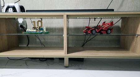 80in TV Stand with LED lights