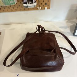 Ellington Leather Backpack / Tote – Brown