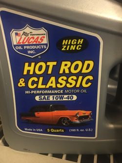 Super Lucas hot rod oil