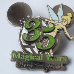 Disney Tinker Bell Pin - 35th Anniversary Walt Disney World Resort - 2006