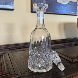 Waterford Lismore Wine Decanter w Cut Stopper 