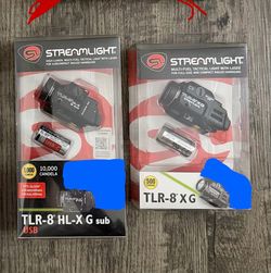 Streamlight TLR-8 HL-X G Sub USB & TLR-8 XG Tactical Lights