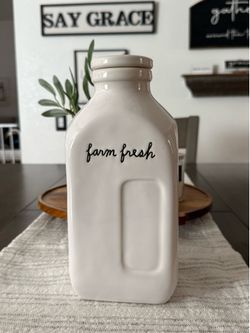 Rae Dunn Farm Fresh Milk Jug
