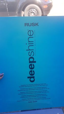 RUSK deepshine demi permanent hair color swatchbook