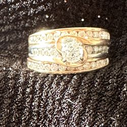 14K2 White and Rose Gold Ring