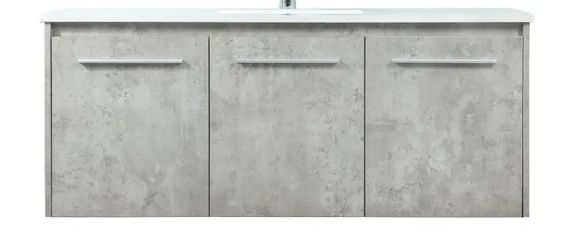 Elegant Lighting Penn 48" Wall Mounted Single Basin Vanity