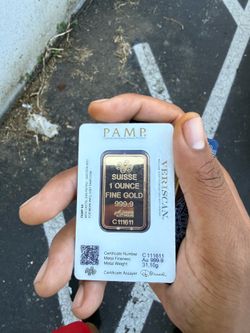 2 gold pamp bars