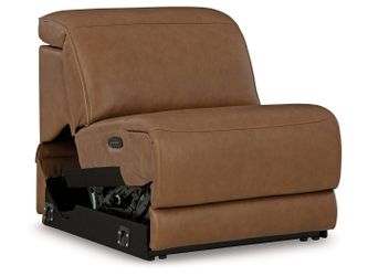 Rally-Up Caramel Power Armless Recliner