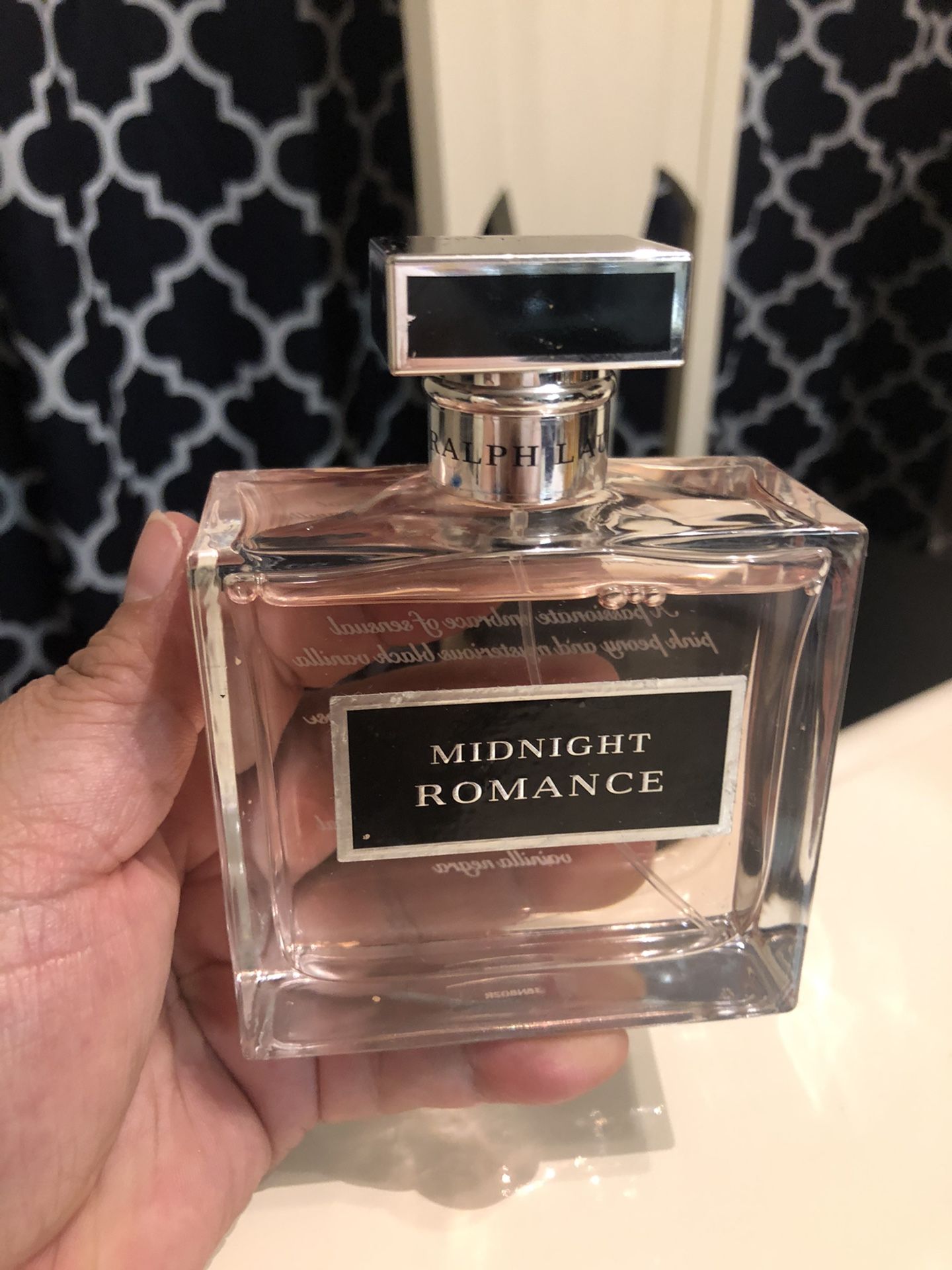 MIDNIGHT ROMANCE , Ralph Lauren 3.4 fl o PERFUM