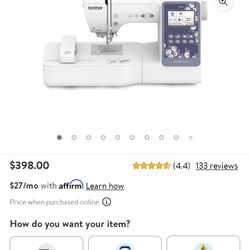 Sewing And Embroidery Machine