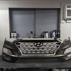 2019-2020-2021 HYUNDAI TUCSON FRONT BUMPER OEM USED #9569