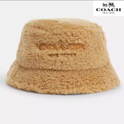 Coach Men's/Women's Sherpa Bucket Hat BRAND NEW!!! Size XS/S 