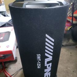 Alpine 12in Sub In Ported Tube SWTS124
