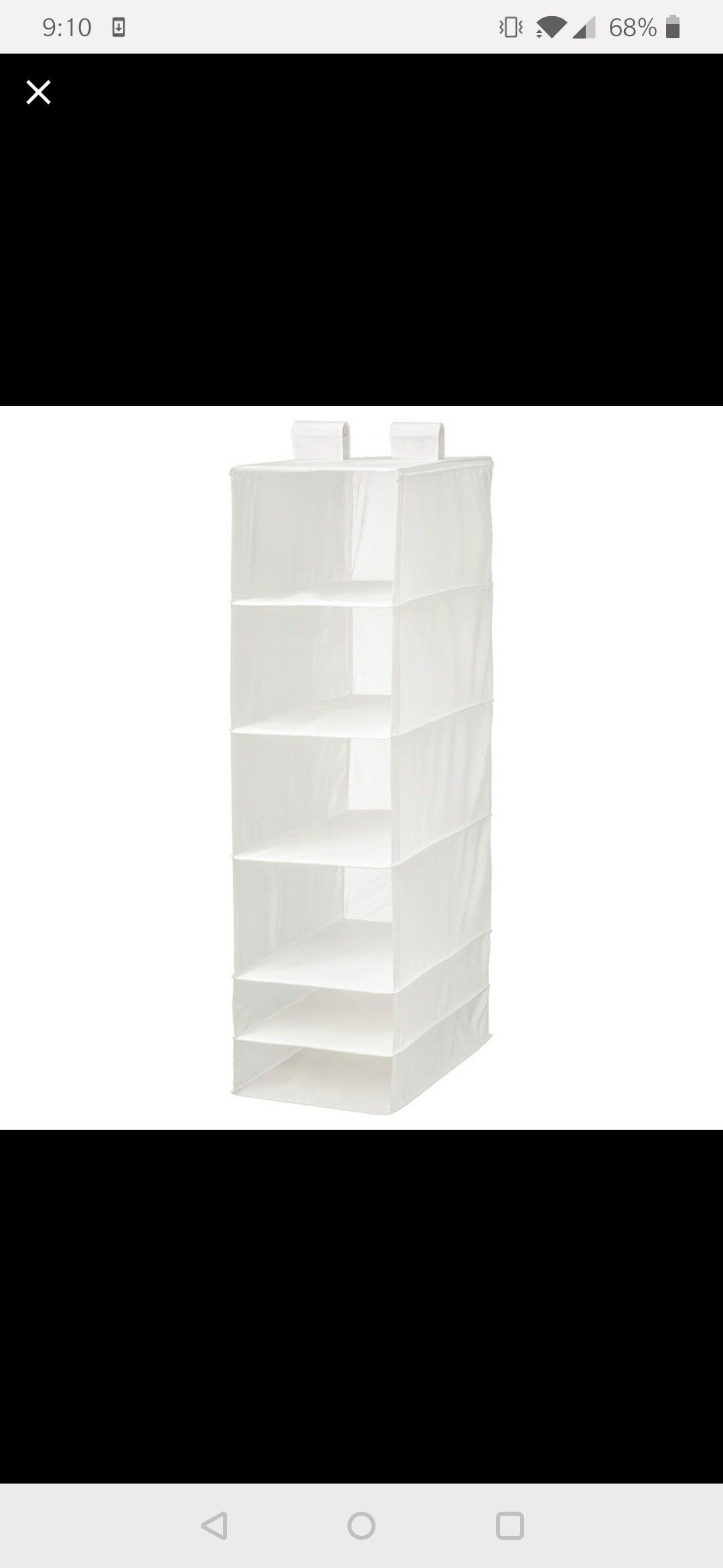 Ikea Hanging Closet Organizers (2) brand new