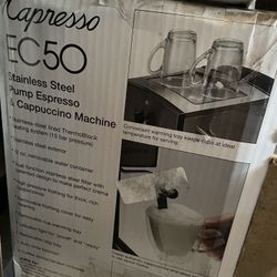 Capresso Ec 50 Stainless Steel Pump, Espresso And Cappuccino Machine