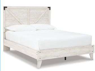 Full size bed frame and night stands