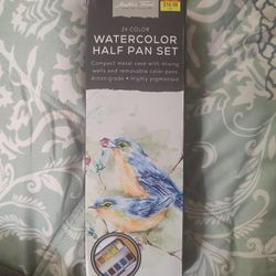 WaterColor - Half Pan Set (24 Colours)