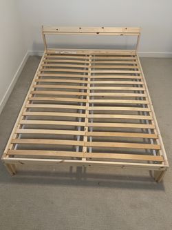Full size IKEA bed frame and Memory foam mattress