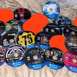 PS4 Games (Message For Price)