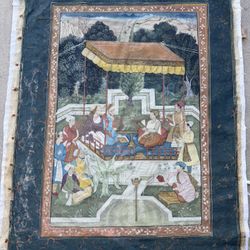 Mughal Art Silk Painting 