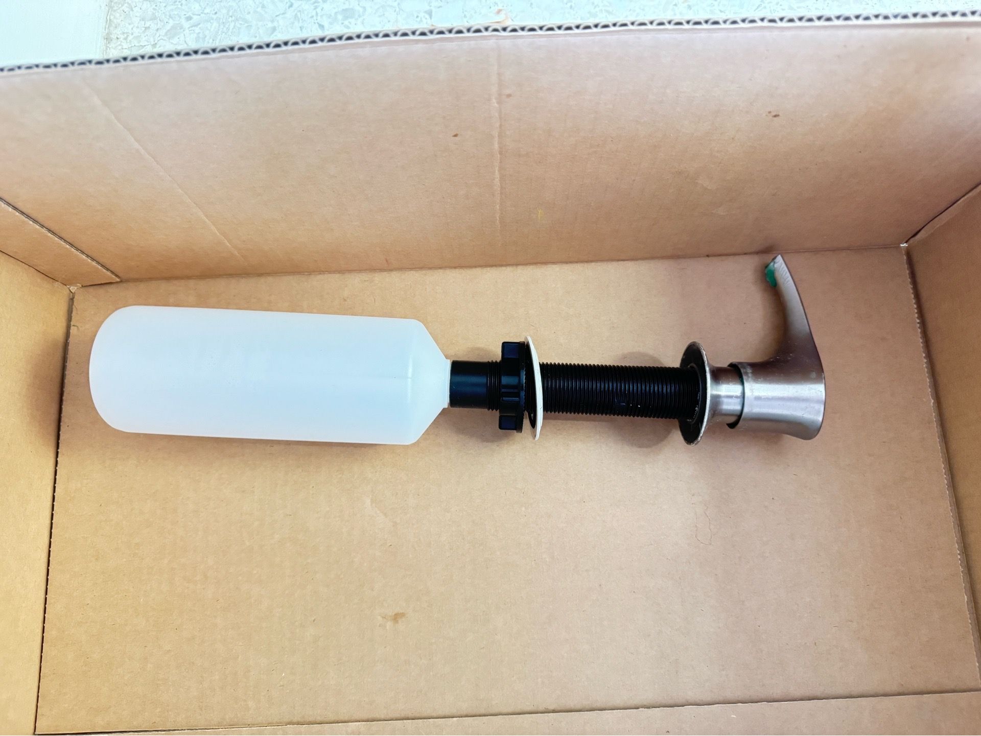 FREE - Built-in Sink Soap Dispenser (Brushed Nickel / Stainless Steel)