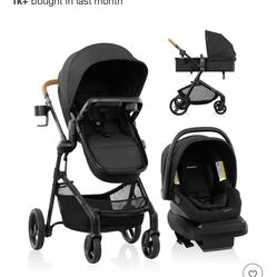 Evenflo pivot bassinet that converts to toddler seat Stroller NO CAR SEAT will take offer