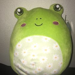 Squishmallow Wendy 8” Flower Belly Easter Frog