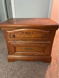 Broken Wood Nightstand