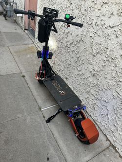 OBARTER D5 Electric Scooter 5000W 48V 35AH 60mph/H 120KM Dual Motor 12in Fat Tire