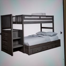 Bunkbed, Twin & Full Mattress. 