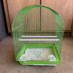 Green Bird Cage