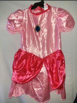 Super Mario Classic Princess Peach Girls Costume